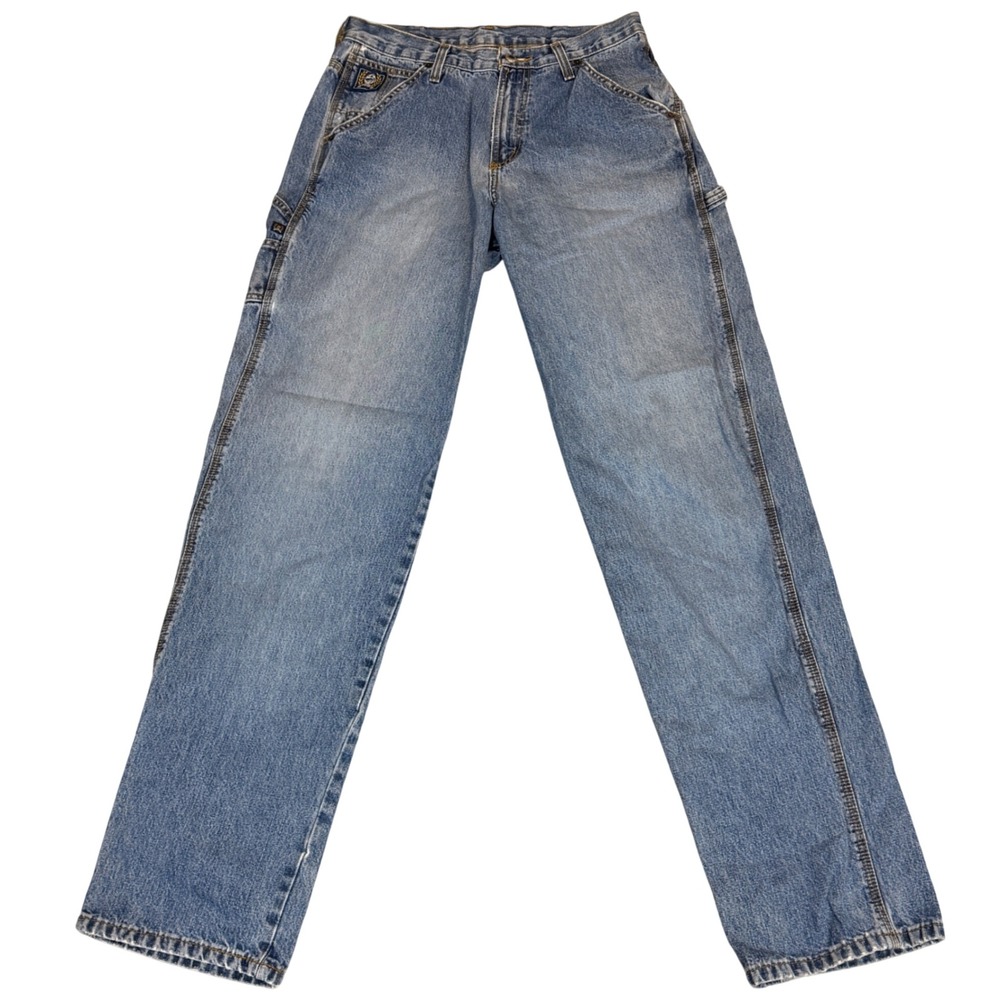 Cinch Carpenter Jeans Mens 32x38 Blue Western Workwear Straight Leg Denim